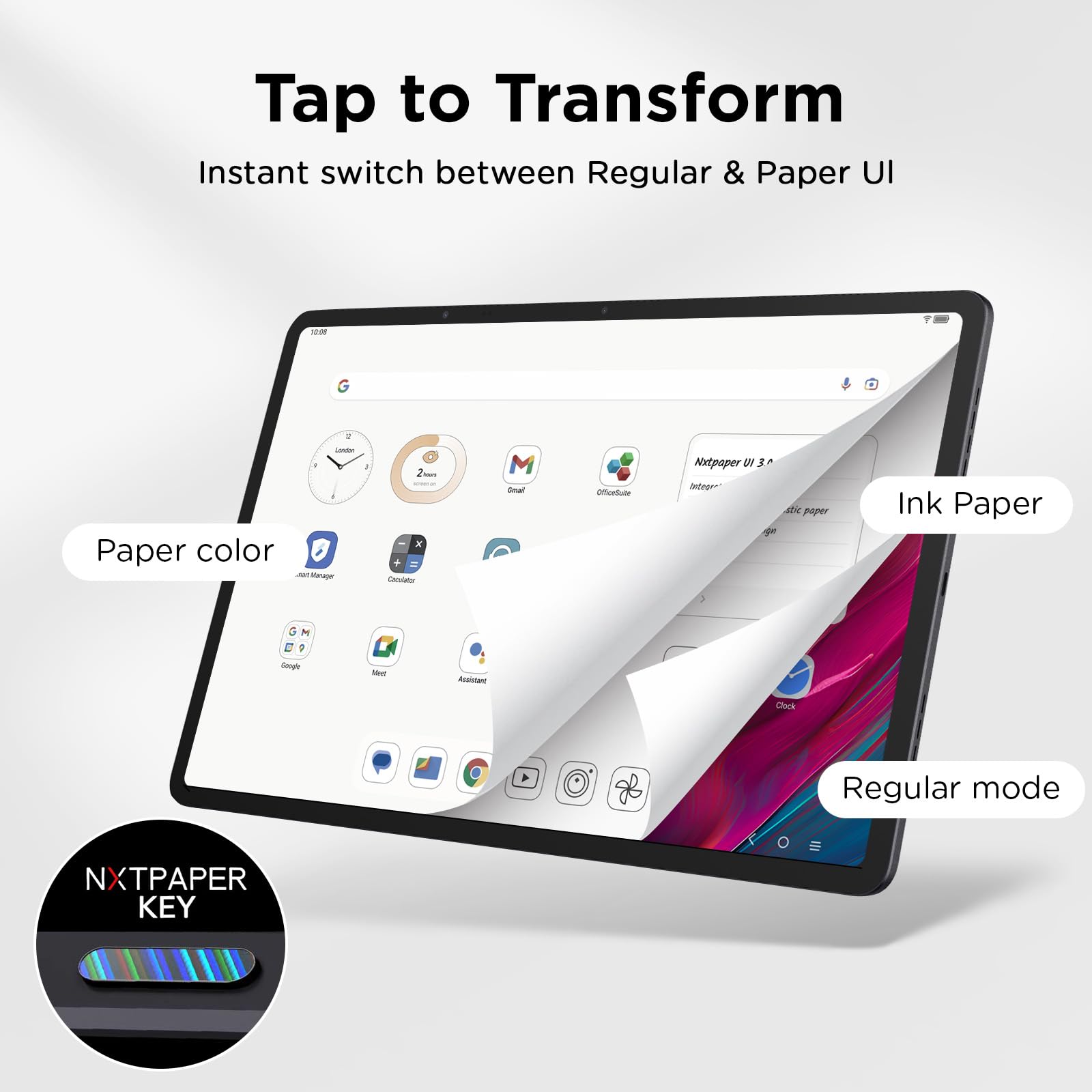 Amazon.co.jp: TCL NXTPAPER 14 Android タブレット 14.3インチ 描画